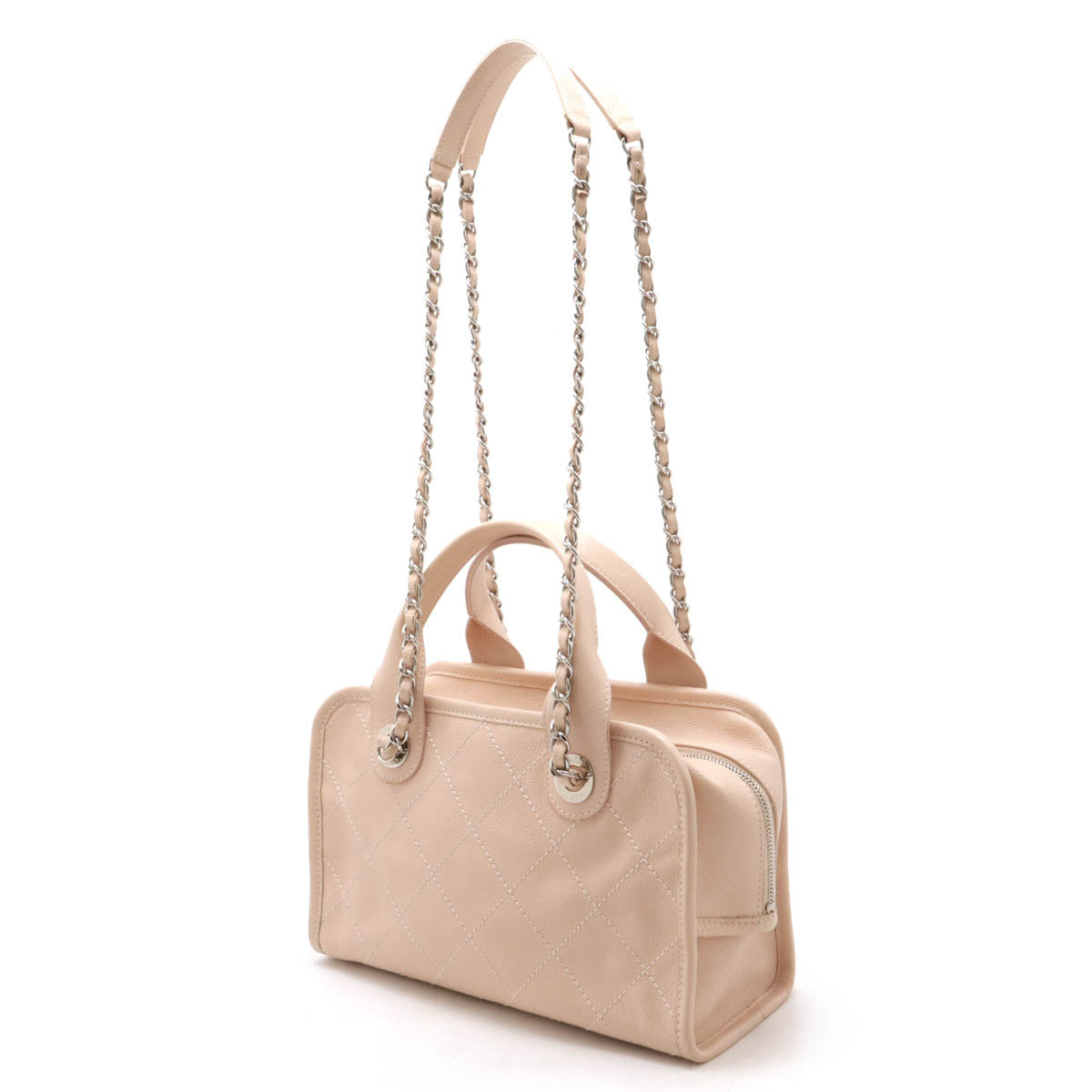 Chanel Caviar Skin Deauville 2way Handbag A92757