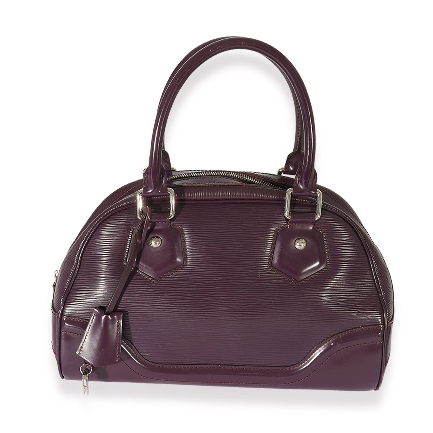 Louis Vuitton  Purple Epi Bowling Montaigne PM