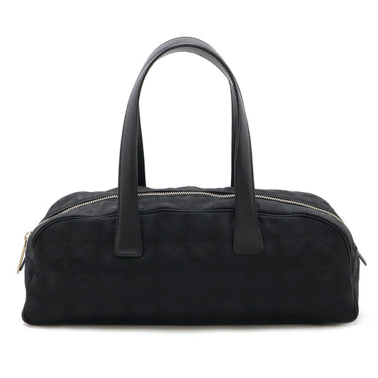 Chanel Nylon Jacquard New Travel Line Mini Boston Bag Handbag A15828