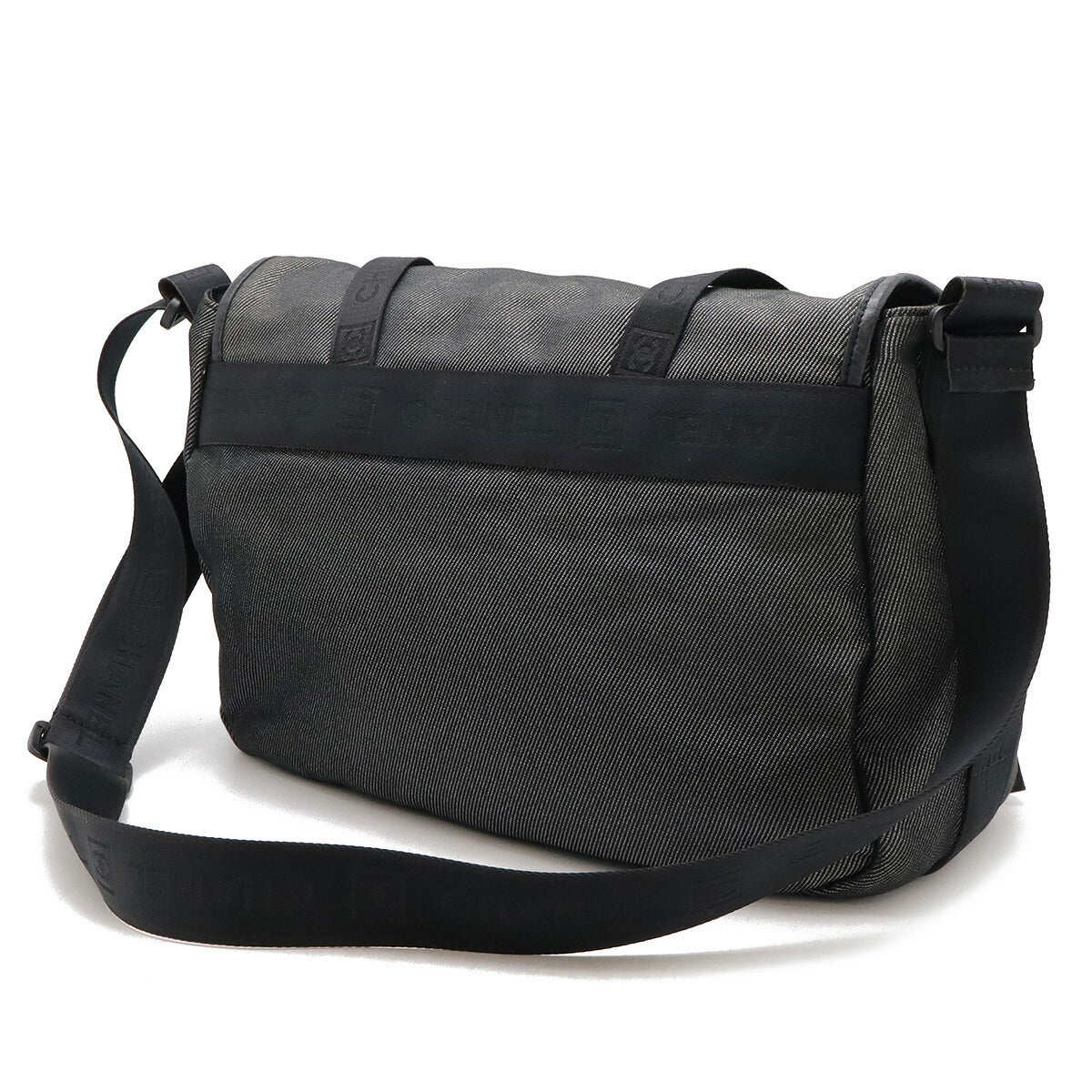 Chanel Canvas/Leather Sports Line Shoulder Bag A31234