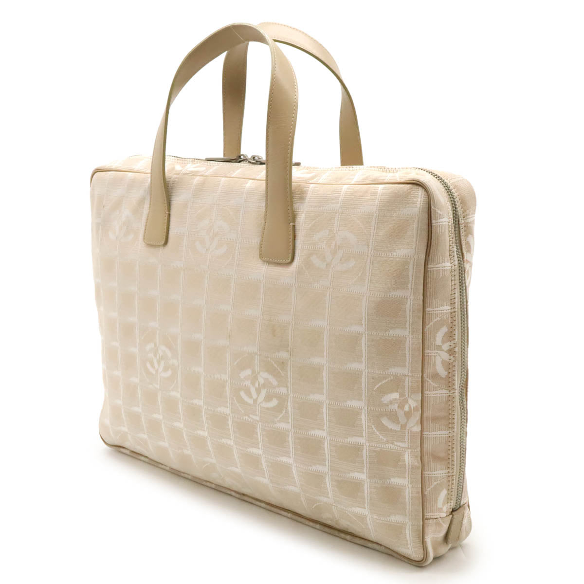 Chanel Nylon Jacquard New Travel Line Briefcase A15974
