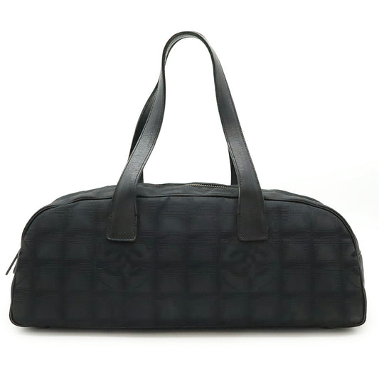 Chanel Nylon Jacquard New Travel Line Mini Boston Bag Handbag A15828