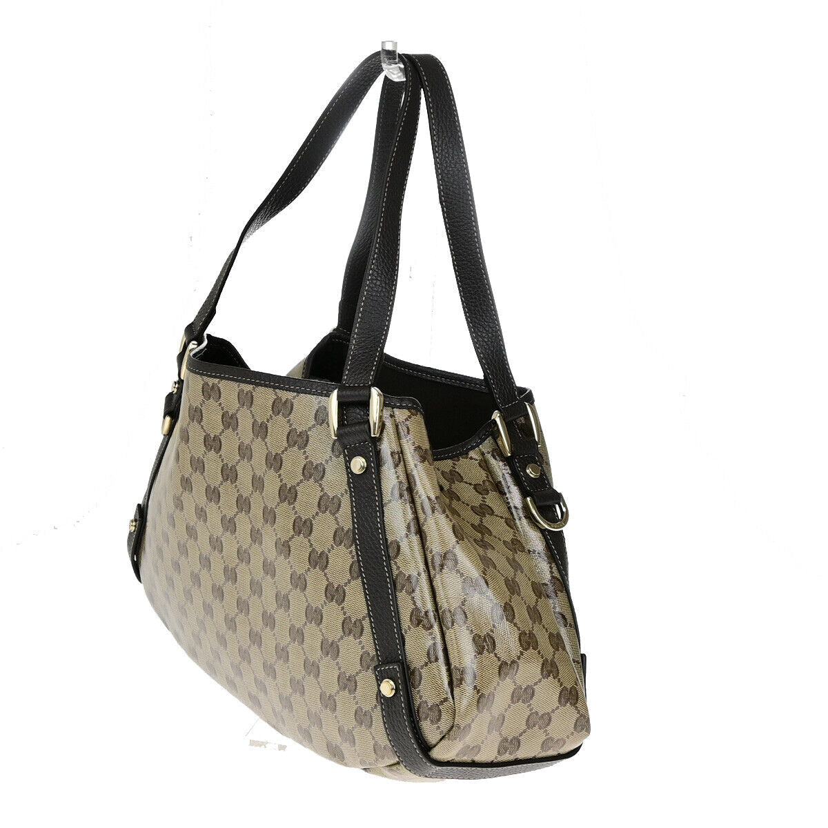 Gucci Pelham Shoulder Bag Coated Canvas Brown Canvas Shoulder Bag Bag ( )