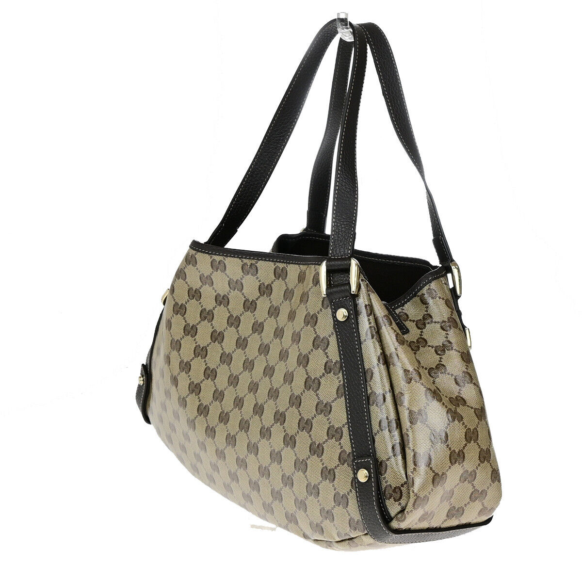 Gucci Pelham Shoulder Bag Coated Canvas Brown Canvas Shoulder Bag Bag ( )