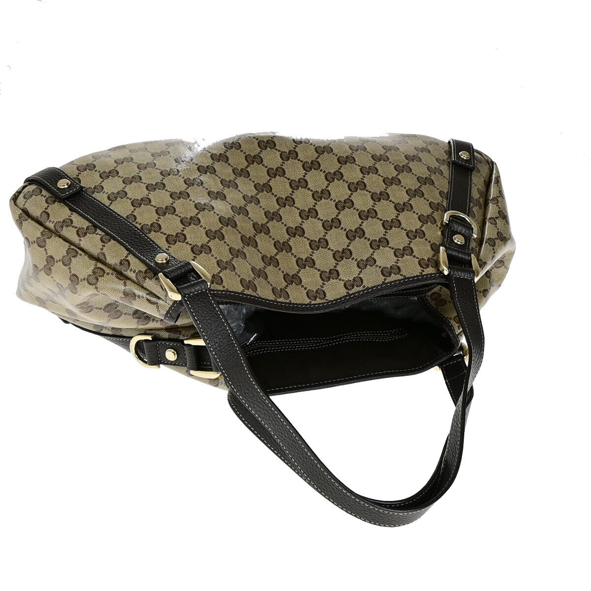 Gucci Pelham Shoulder Bag Coated Canvas Brown Canvas Shoulder Bag Bag ( )