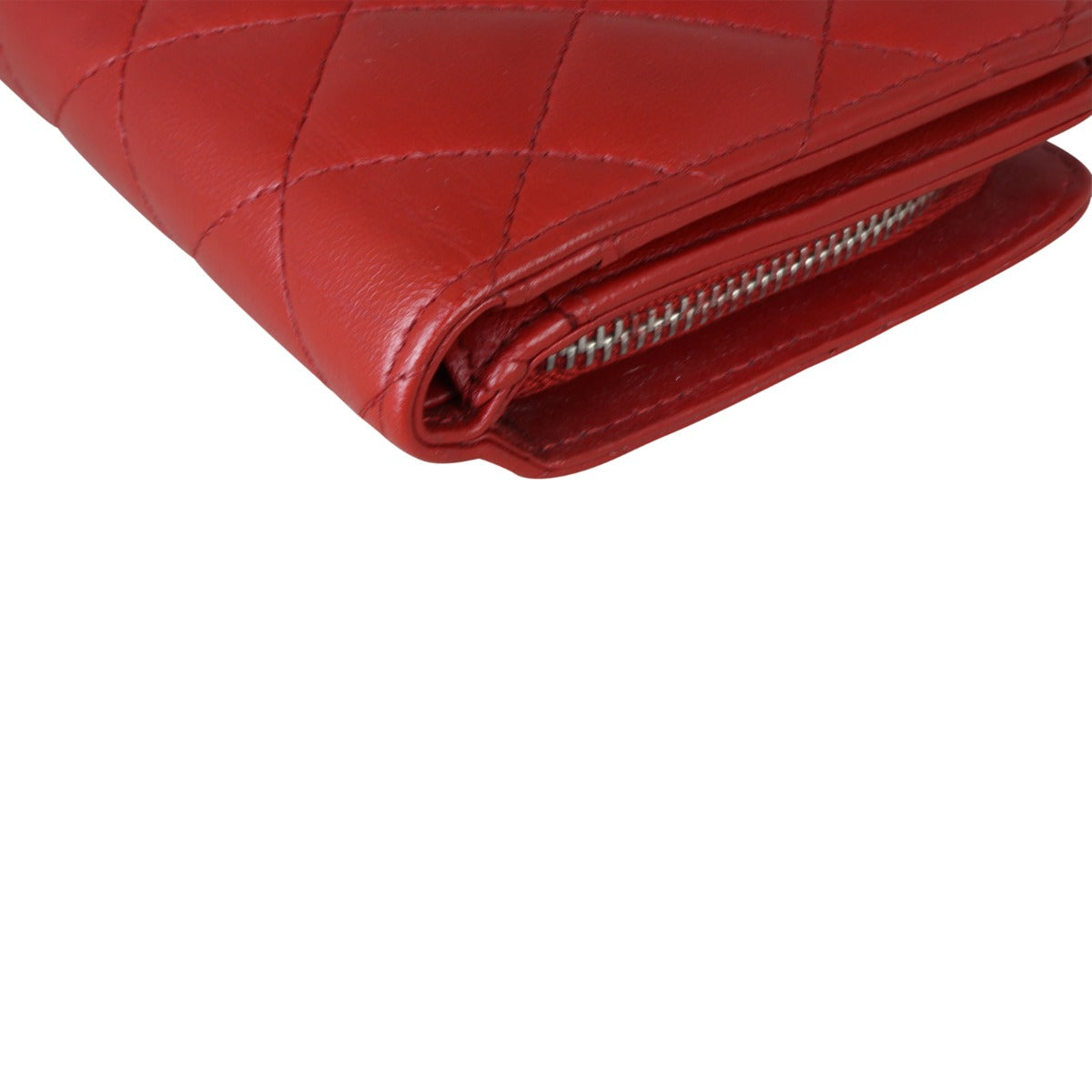 Chanel CC French Wallet | Red