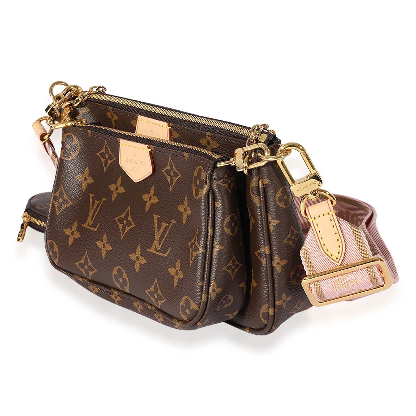 Louis Vuitton  Monogram Canvas & Rose Clair Multi-Pochette Accessoires