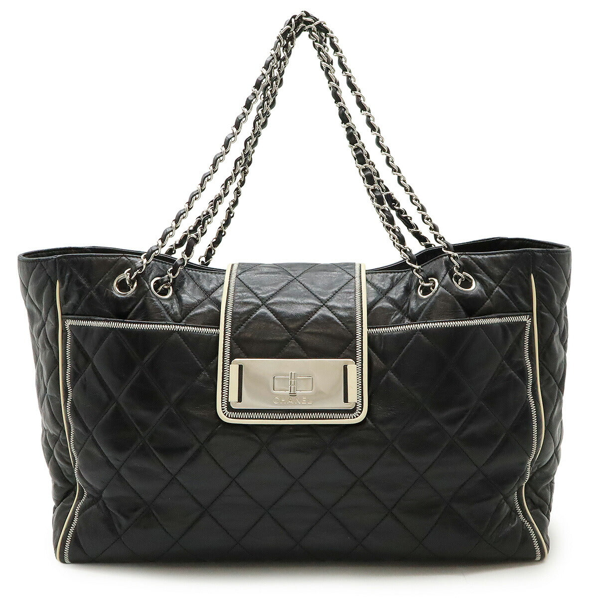 Chanel 2.55 Matelasse Calf Leather Tote Bag