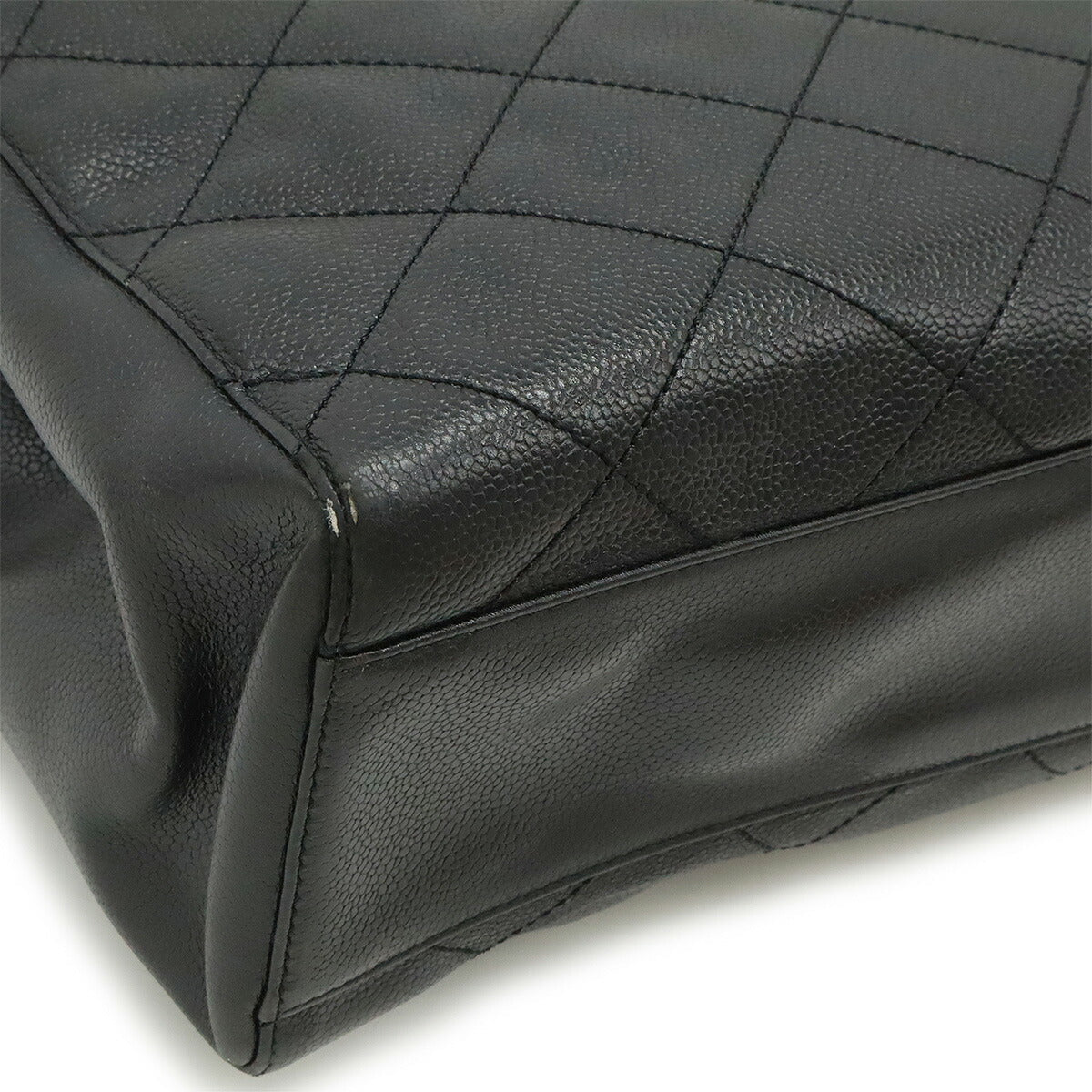 Chanel Caviar Skin Matelasse Coco Mark 2way Tote Bag