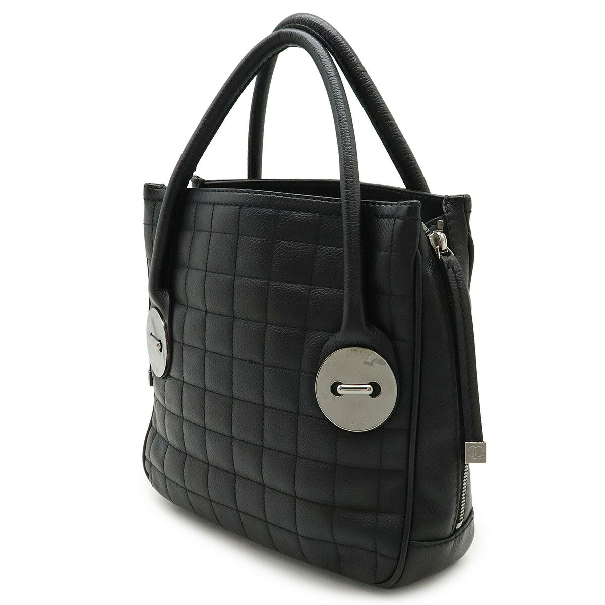 Chanel Choco Bar Caviar Skin Handbag