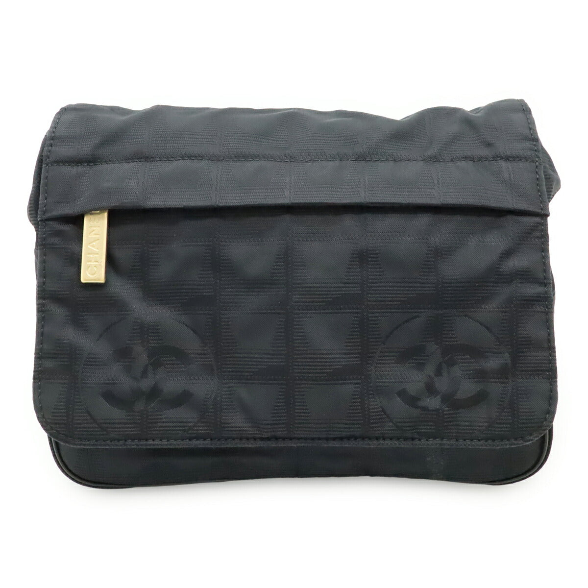 Chanel New Travel Line Jacquard 2way Waist Bag