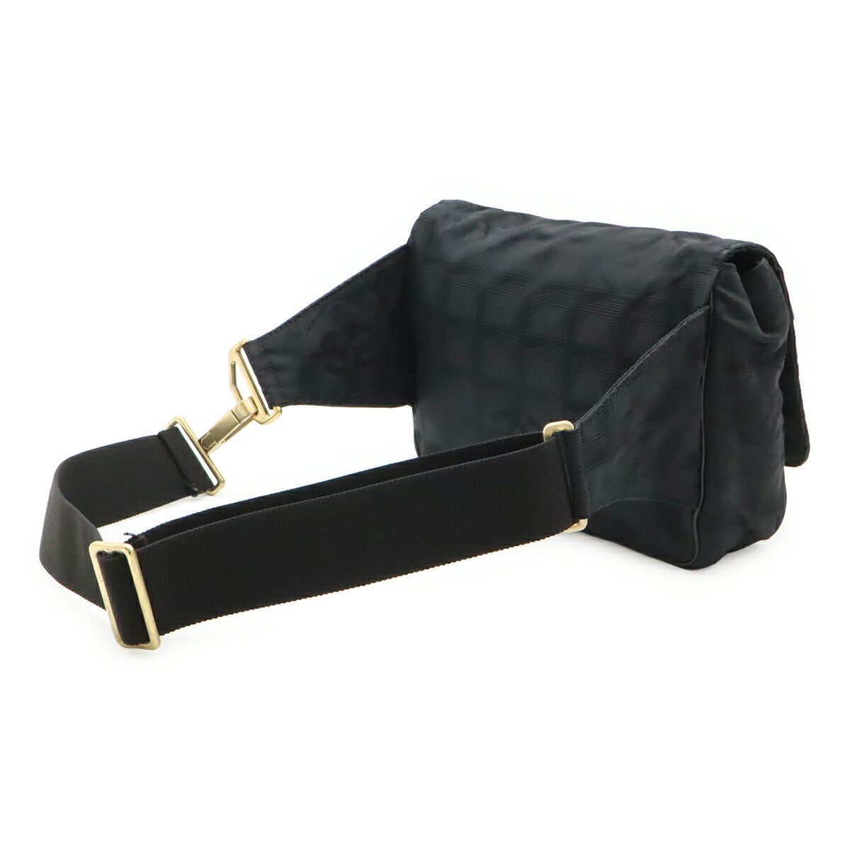 Chanel New Travel Line Jacquard 2way Waist Bag
