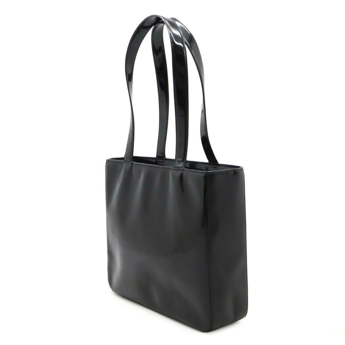 Chanel Logo Patent Leather 2way Bag