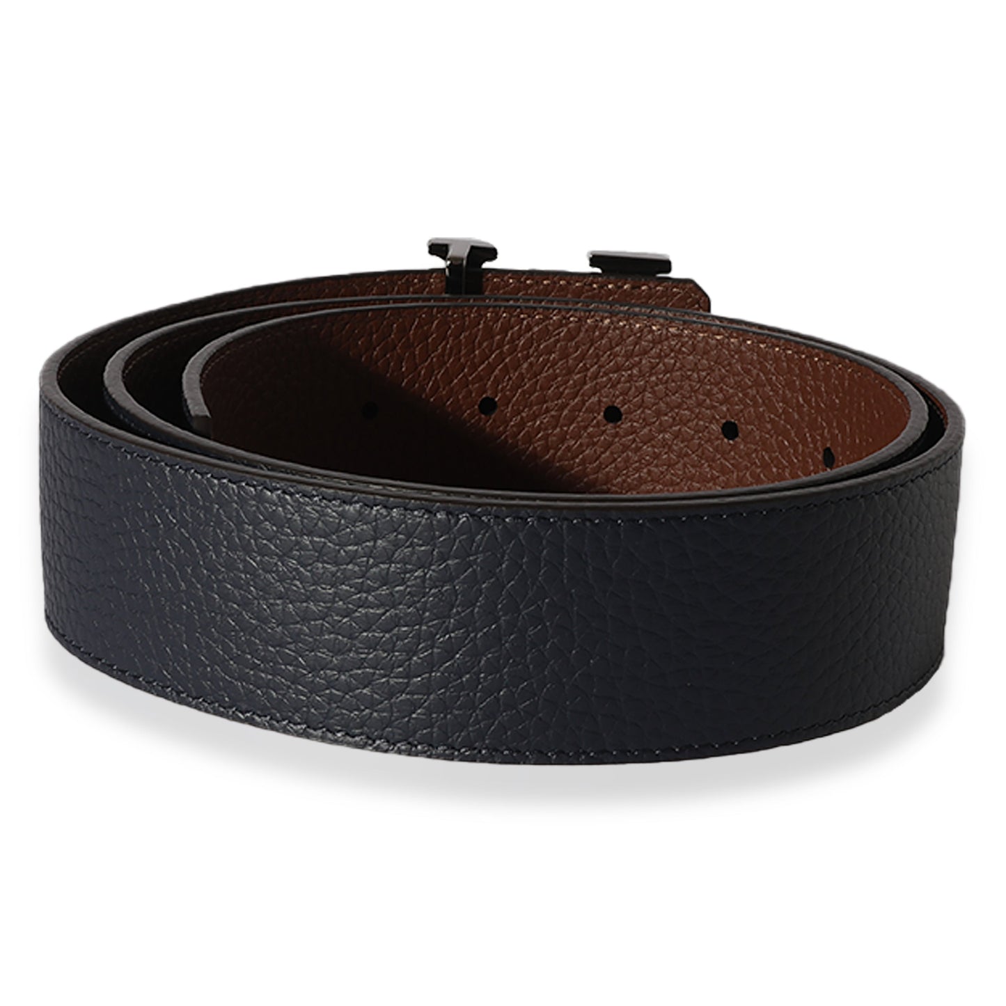 Louis Vuitton  Black Leather Tilt Monogram Belt 44/90