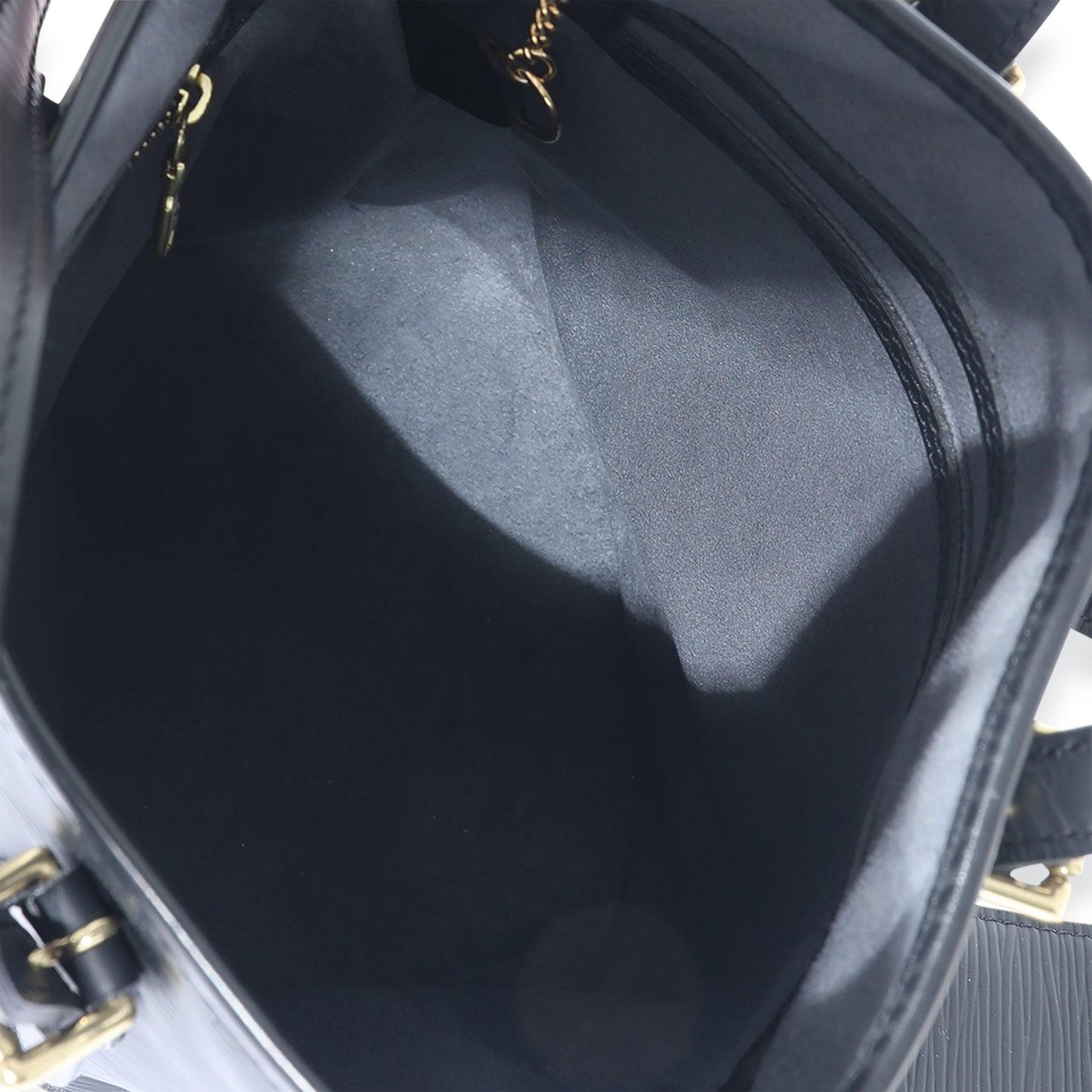Louis Vuitton  Black Epi Leather Petit Bucket Bag