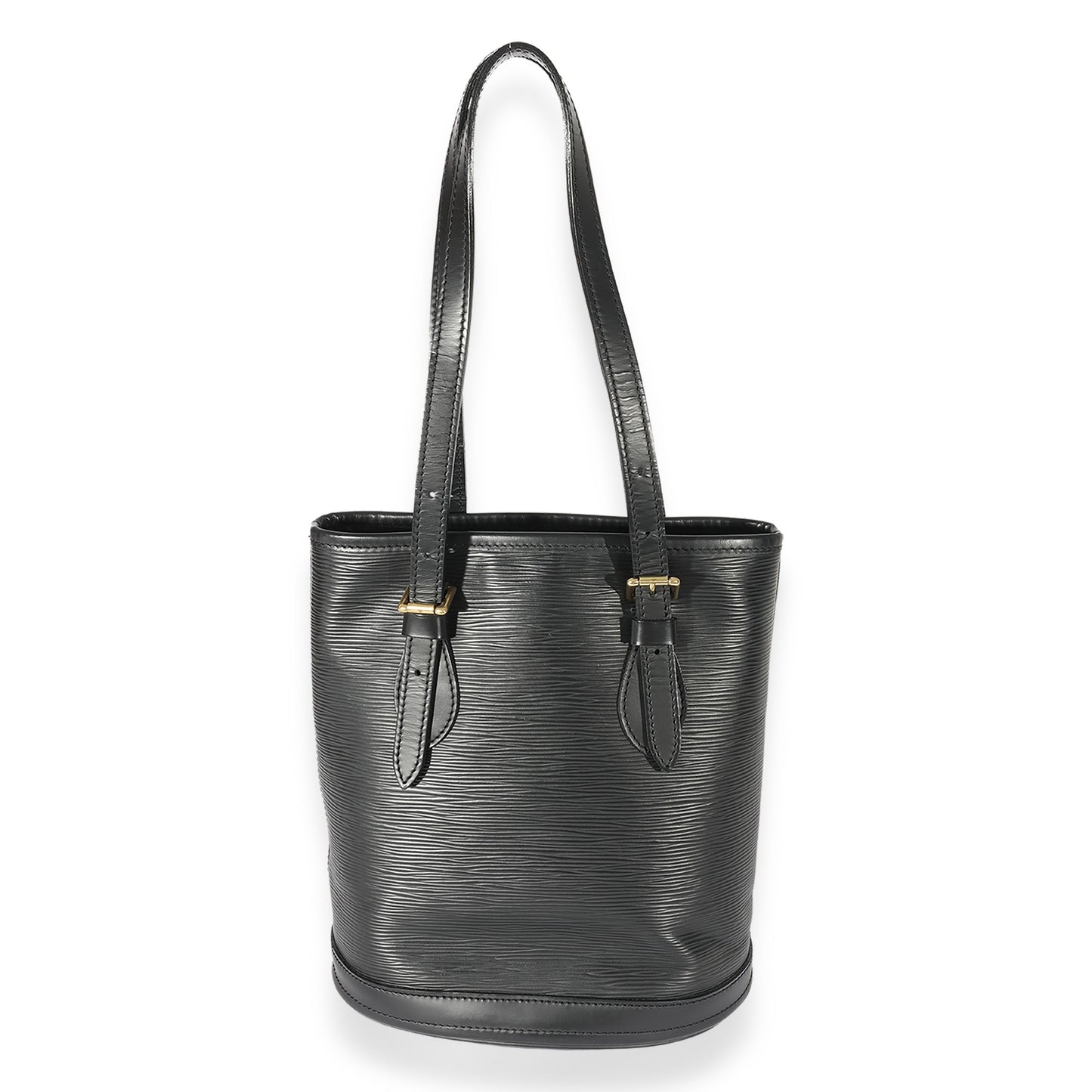 Louis Vuitton  Black Epi Leather Petit Bucket Bag