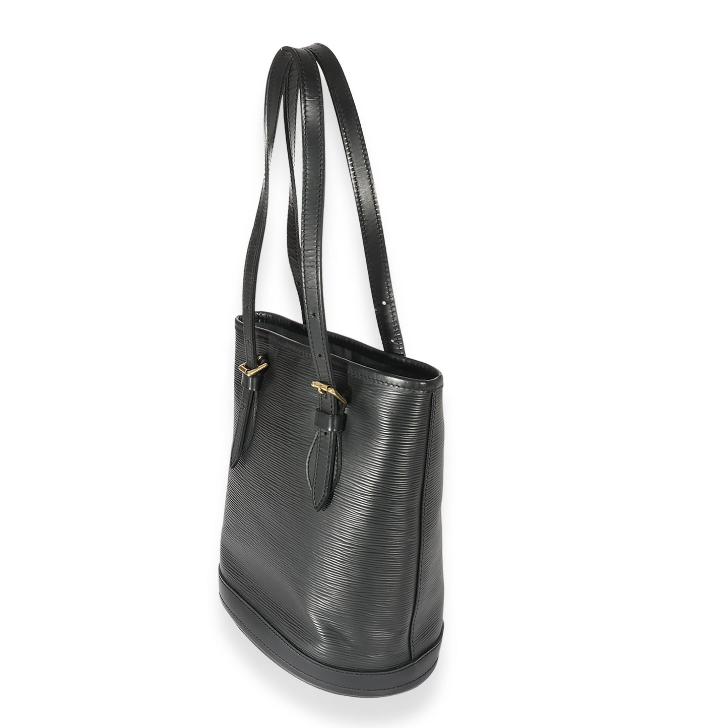 Louis Vuitton  Black Epi Leather Petit Bucket Bag
