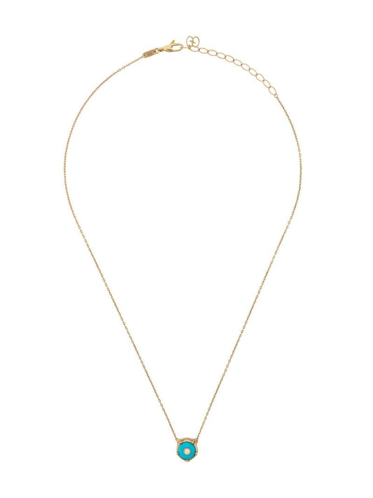 Gucci - Le Marché des Merveilles necklace - women - Diamond/Brass/Turquoise - One Size - Metallic