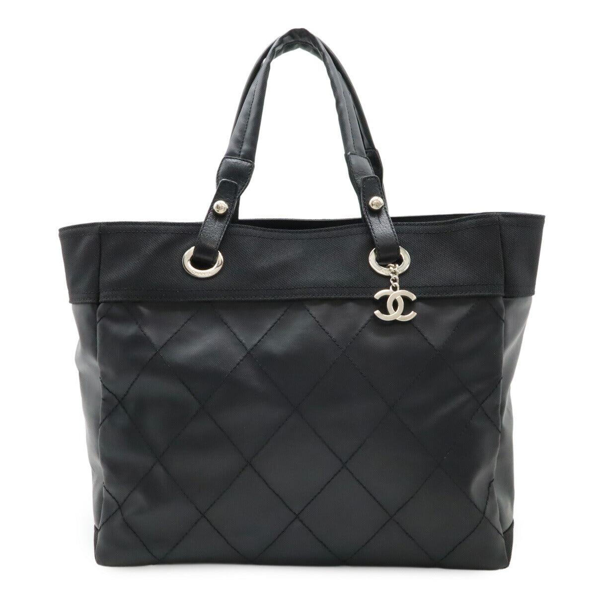 Chanel Paris Biarritz Coated Canvas Tote Bag