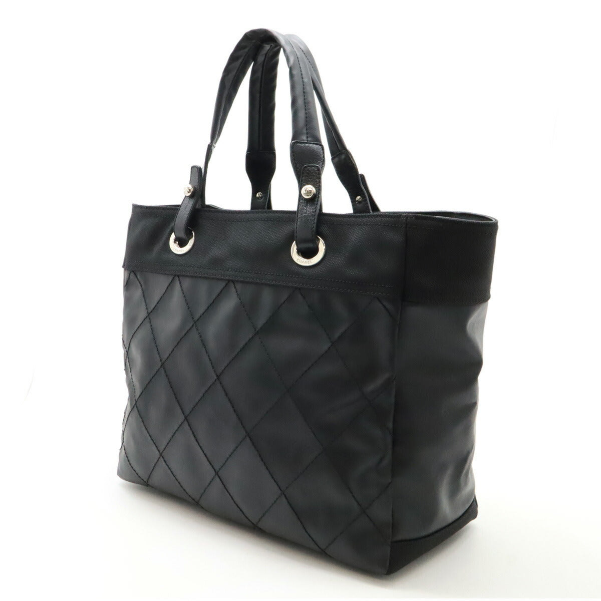 Chanel Paris Biarritz Coated Canvas Tote Bag
