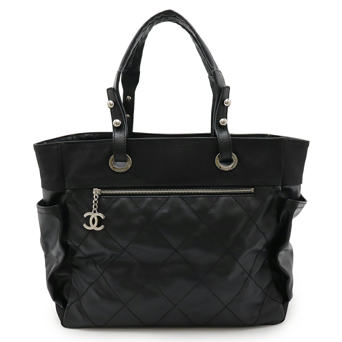 Chanel Paris Biarritz Coated Canvas 2way Tote Bag