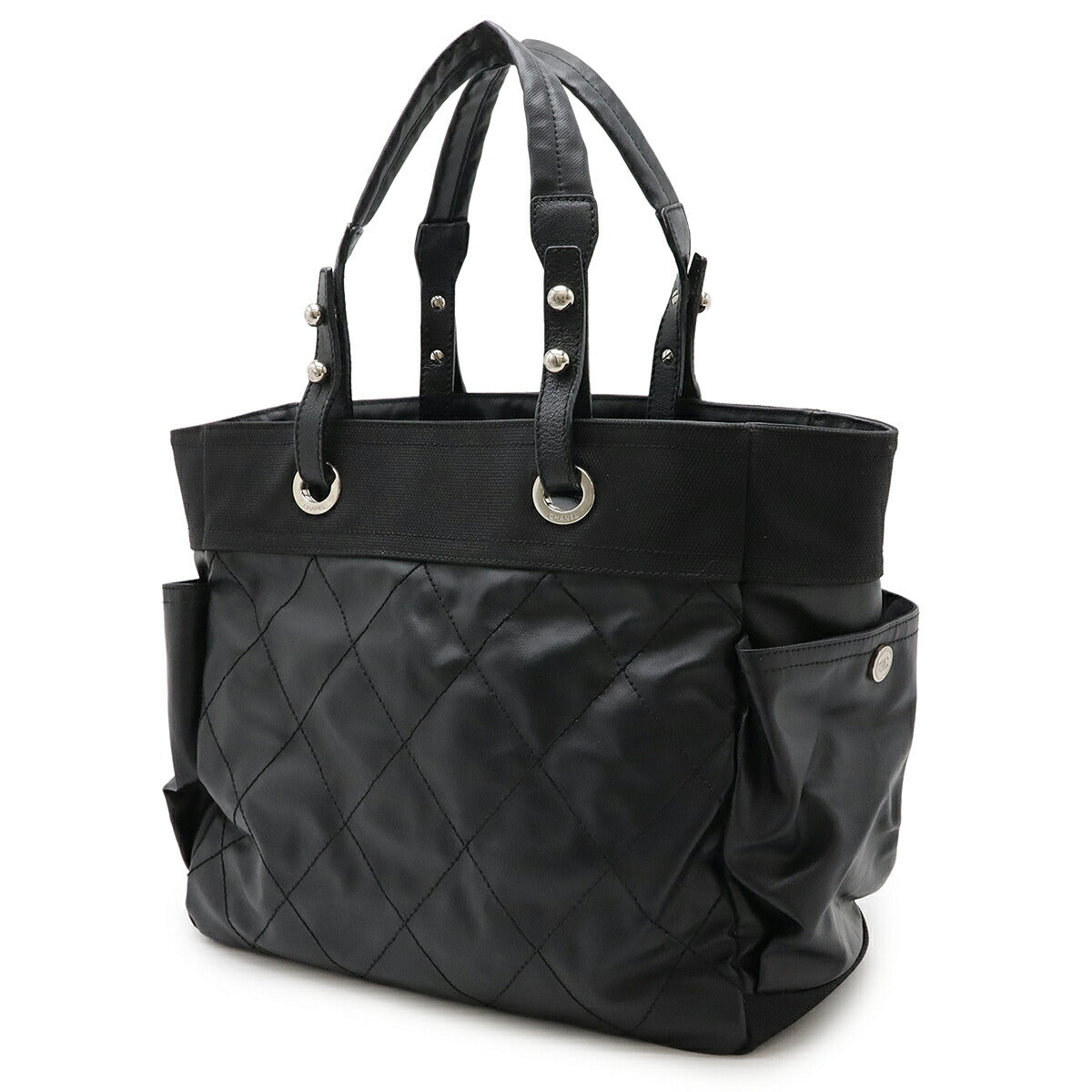 Chanel Paris Biarritz Coated Canvas 2way Tote Bag