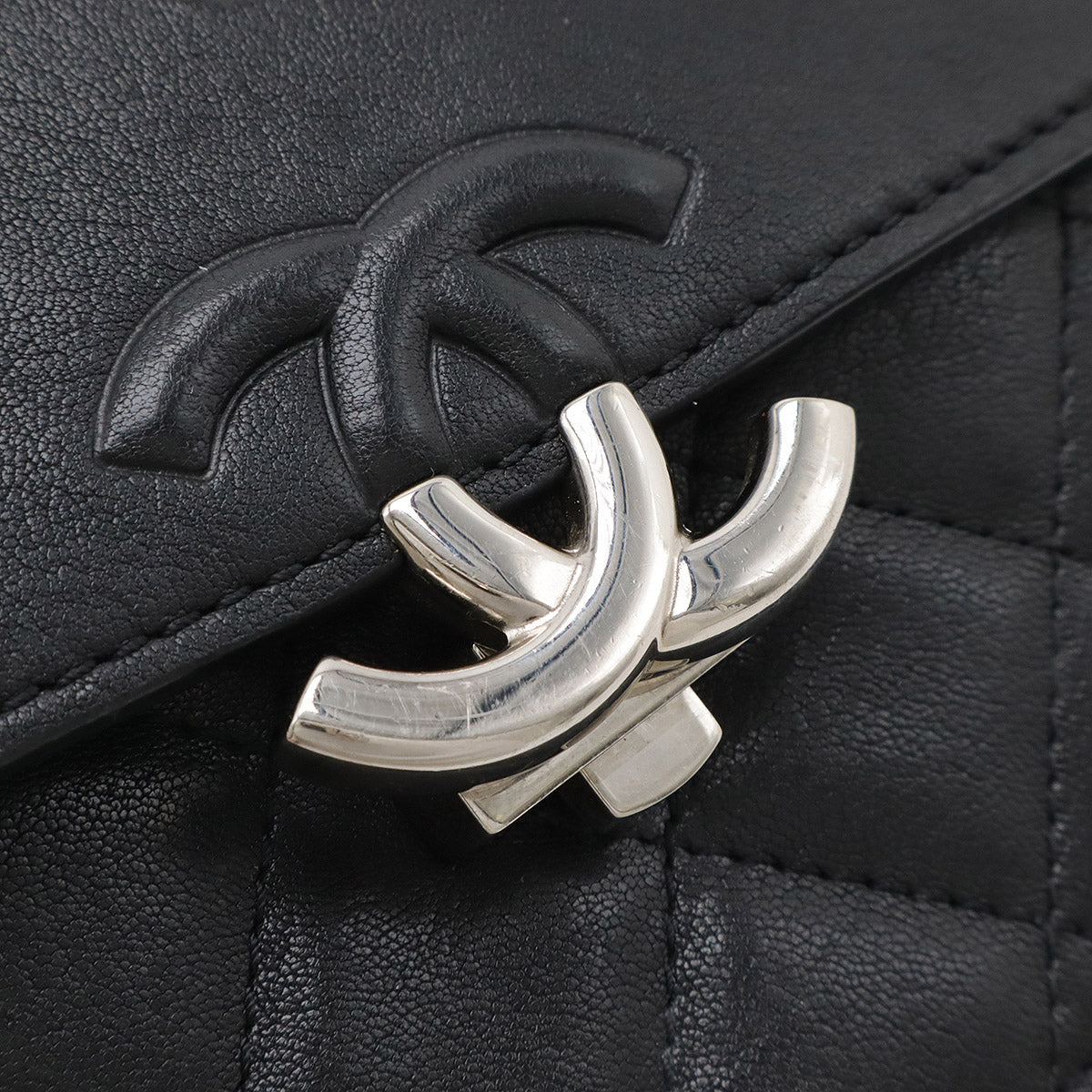 Chanel Half Coco Leather Shoulder Bag