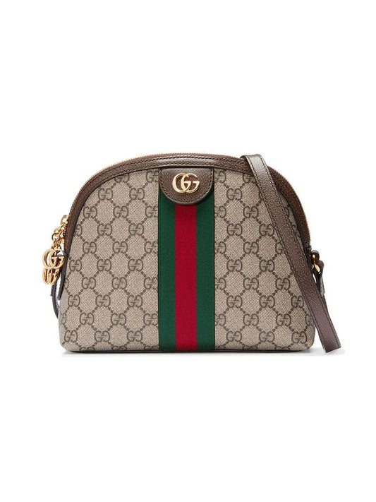 Gucci - small Ophidia GG shoulder bag - women - Nylon/Leather/metal/Canvas - One Size - NEUTRALS