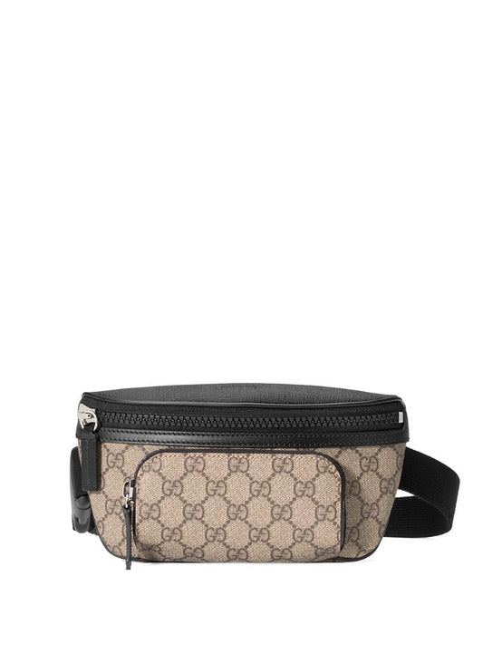 Gucci - GG Supreme belt bag - unisex - Rubber/Leather/Microfibre/Canvas - One Size - NEUTRALS