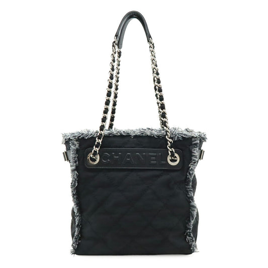Chanel Matelasse Nylon Canvas Shoulder Bag