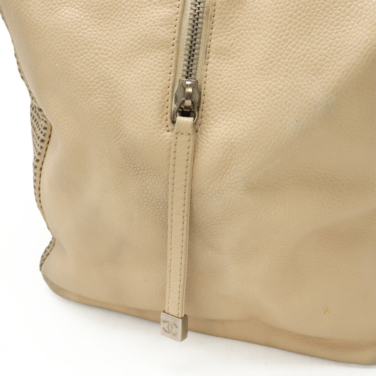 Chanel Coco Mark Leather Handbag