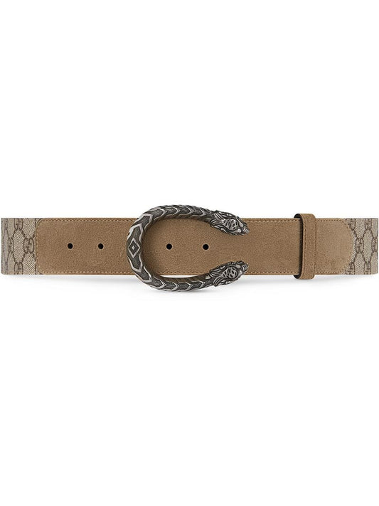 Gucci - Dionysus GG Supreme belt - women - Canvas/Suede/metal - 75, 85, 90, 105, 80, 95, 70, 100 - NEUTRALS