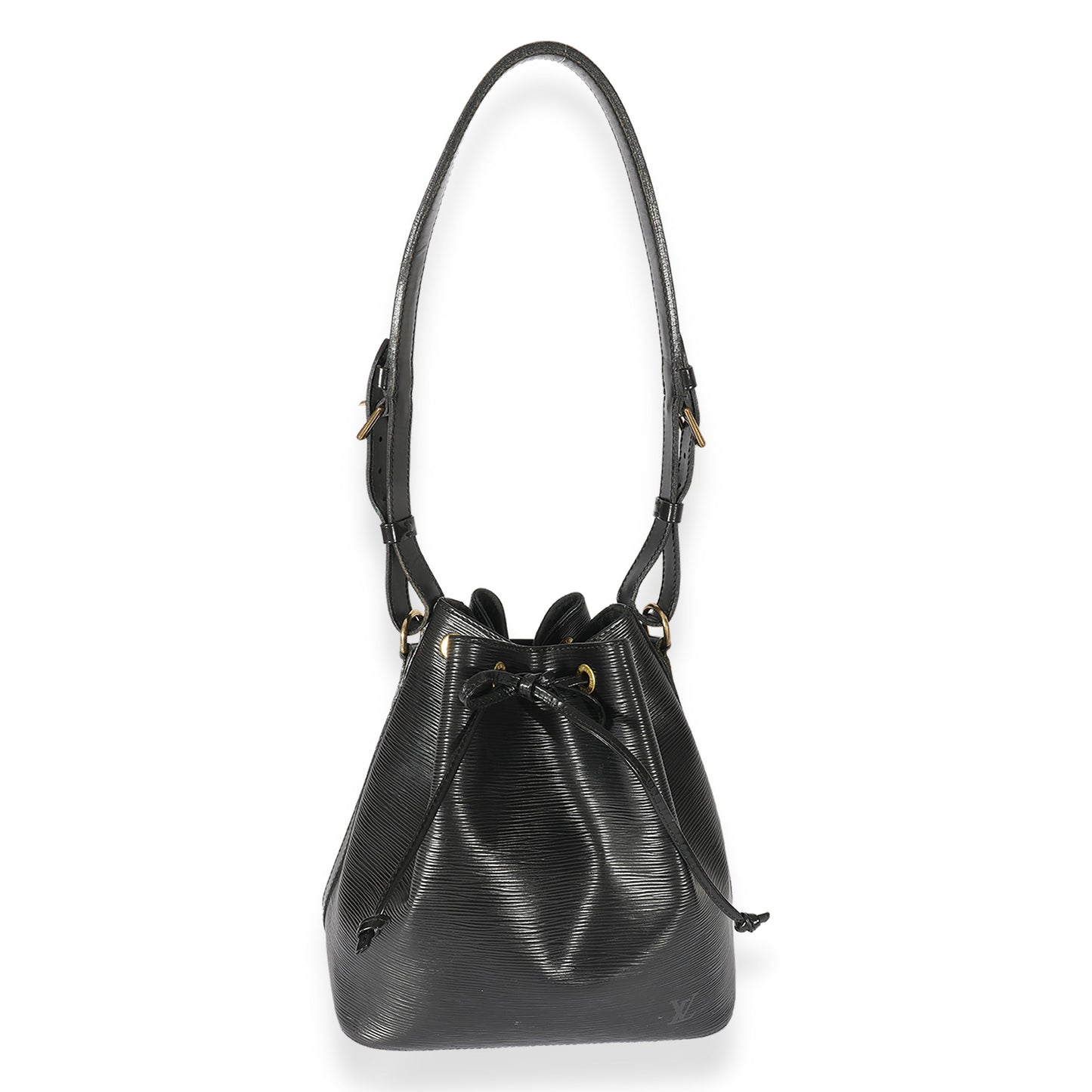 Louis Vuitton    Black Leather Epi Noe