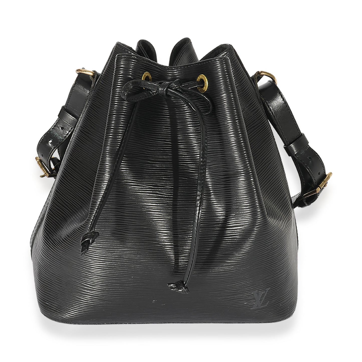 Louis Vuitton    Black Leather Epi Noe