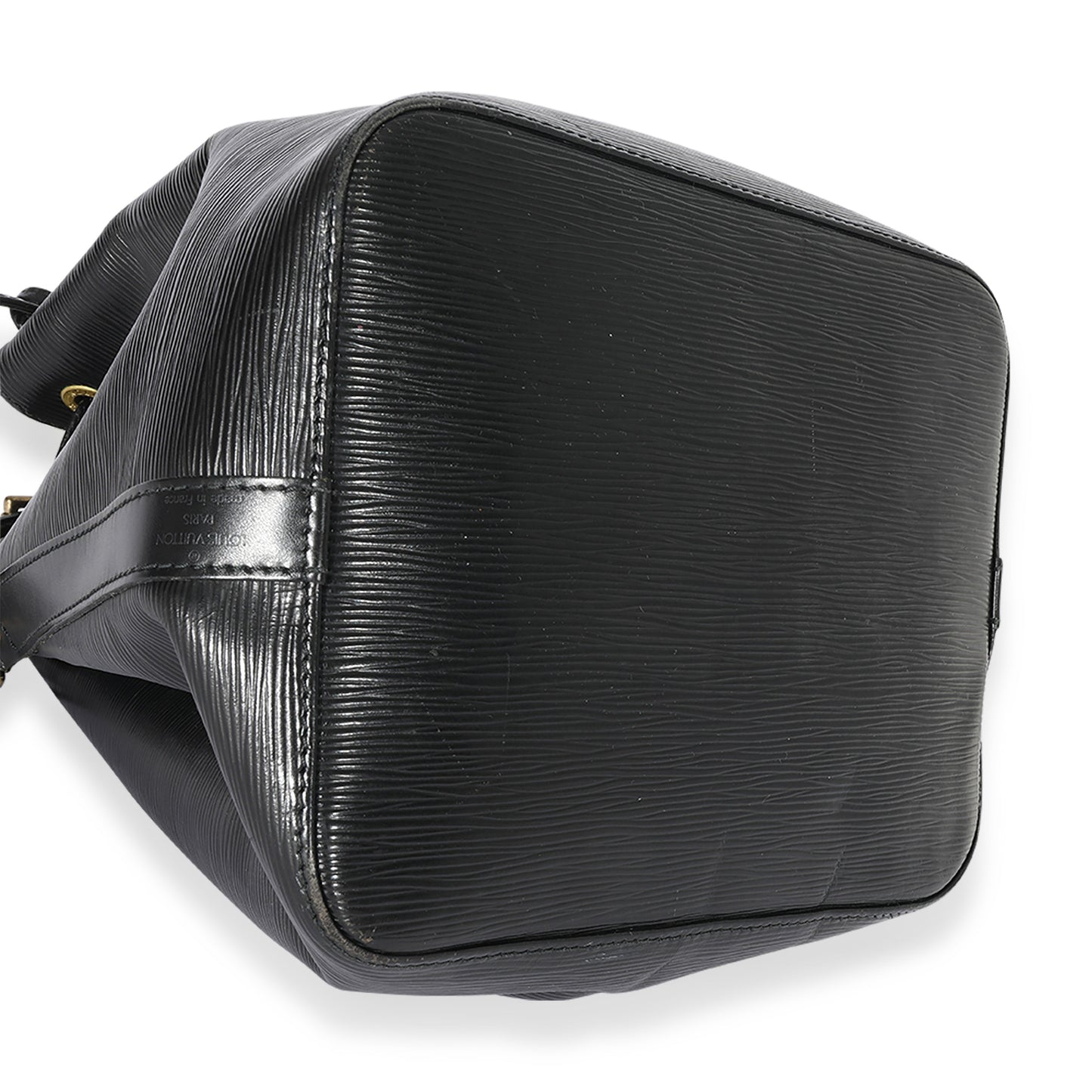 Louis Vuitton    Black Leather Epi Noe