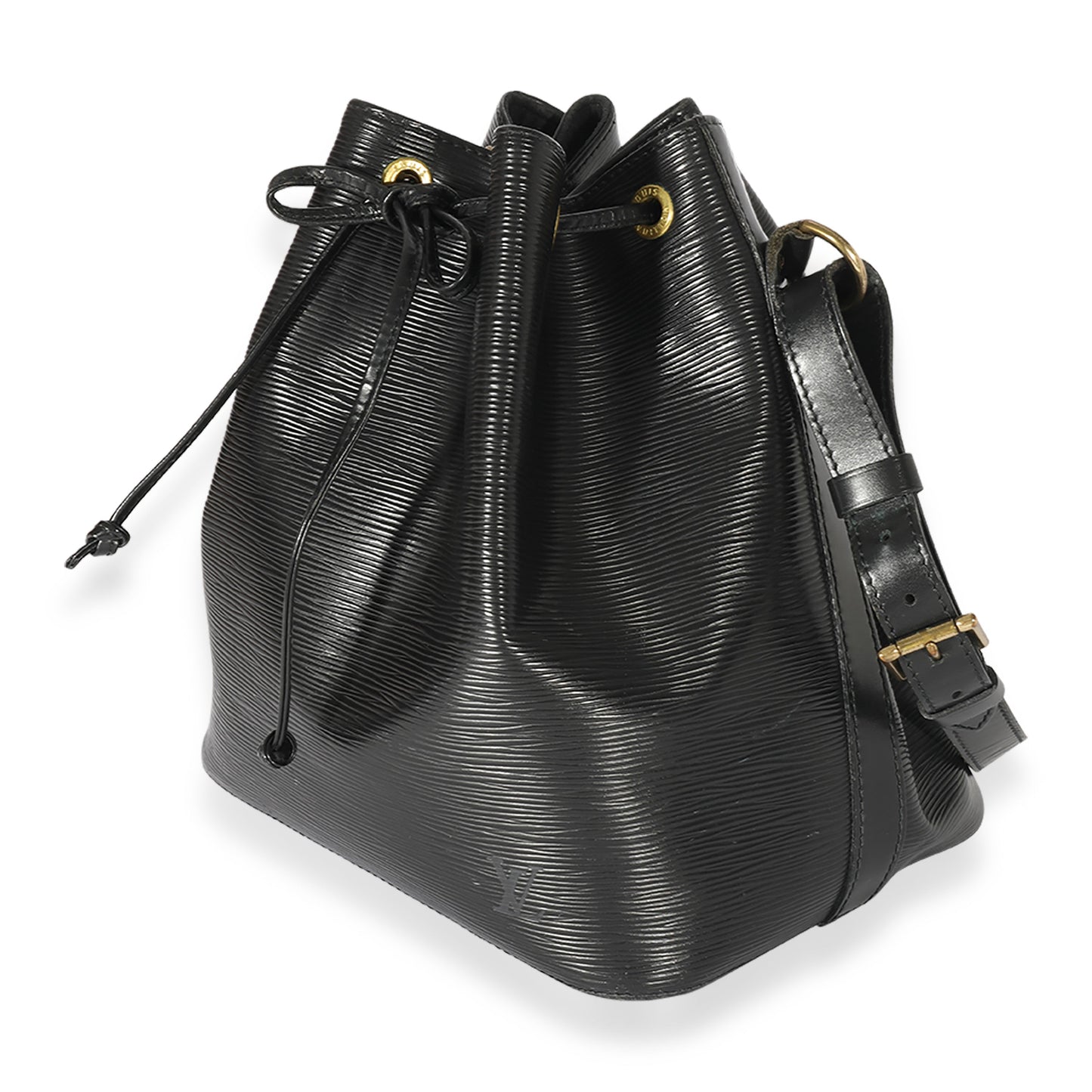 Louis Vuitton    Black Leather Epi Noe