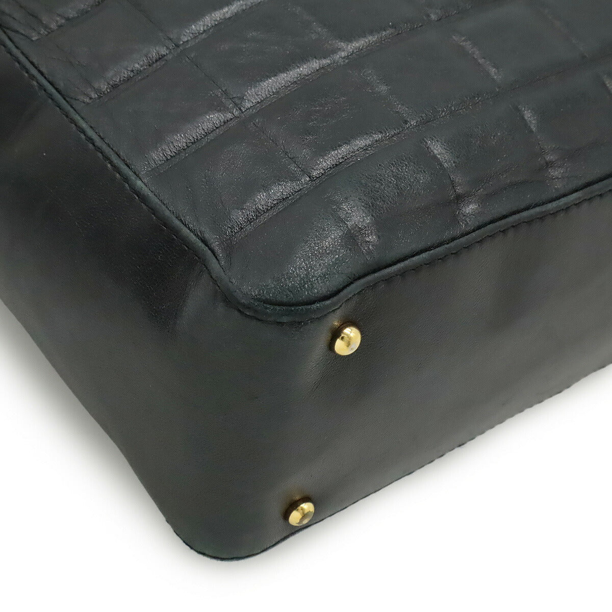 Chanel Choco Bar Lambskin 2way Shoulder Bag