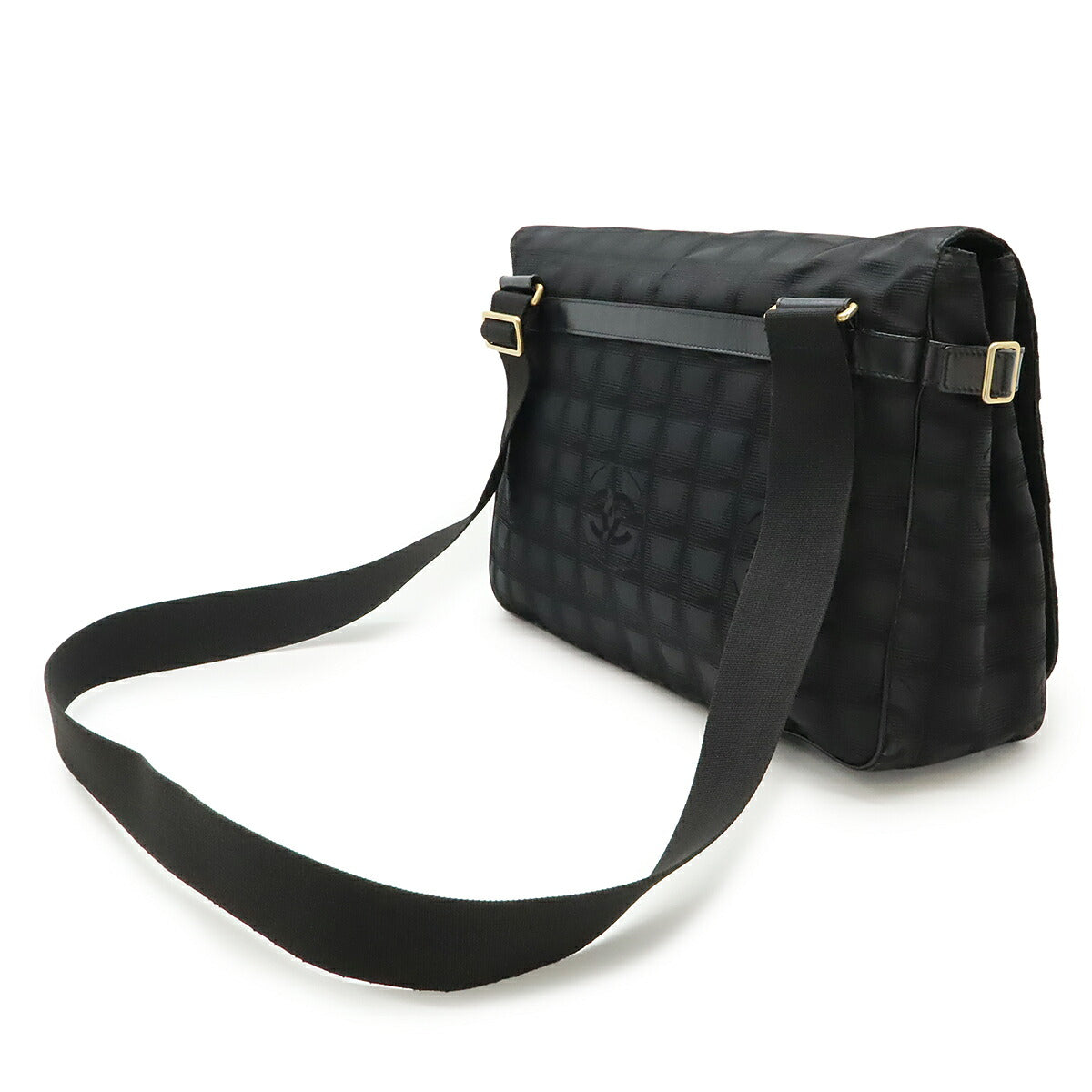 Chanel New Travel Line Nylon Jacquard 2way Shoulder Bag