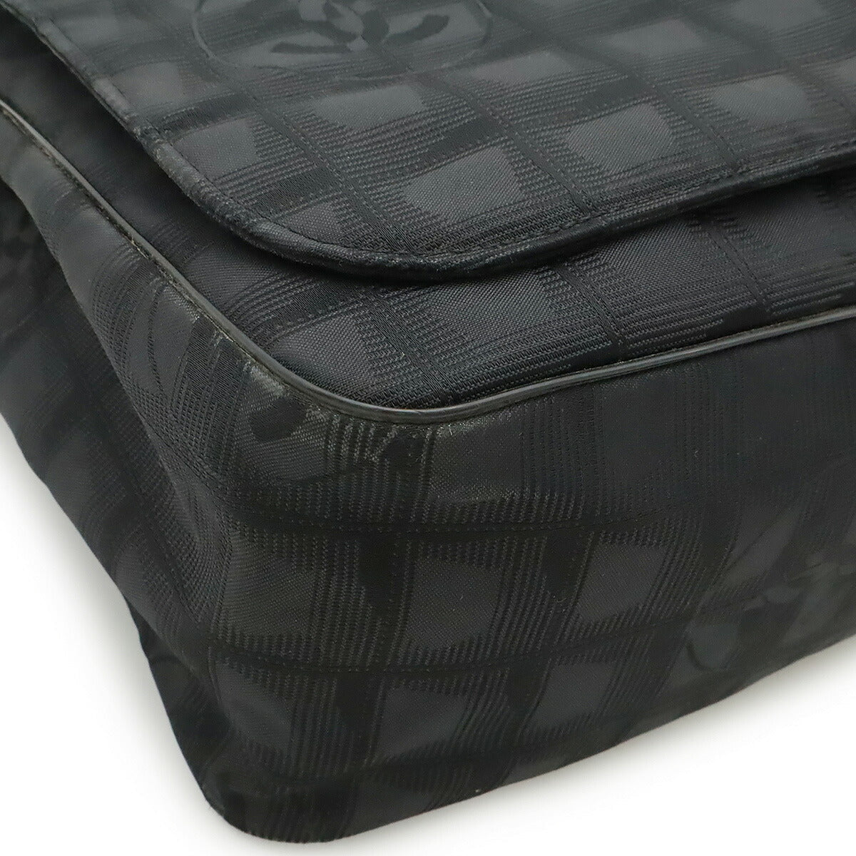 Chanel New Travel Line Nylon Jacquard 2way Shoulder Bag