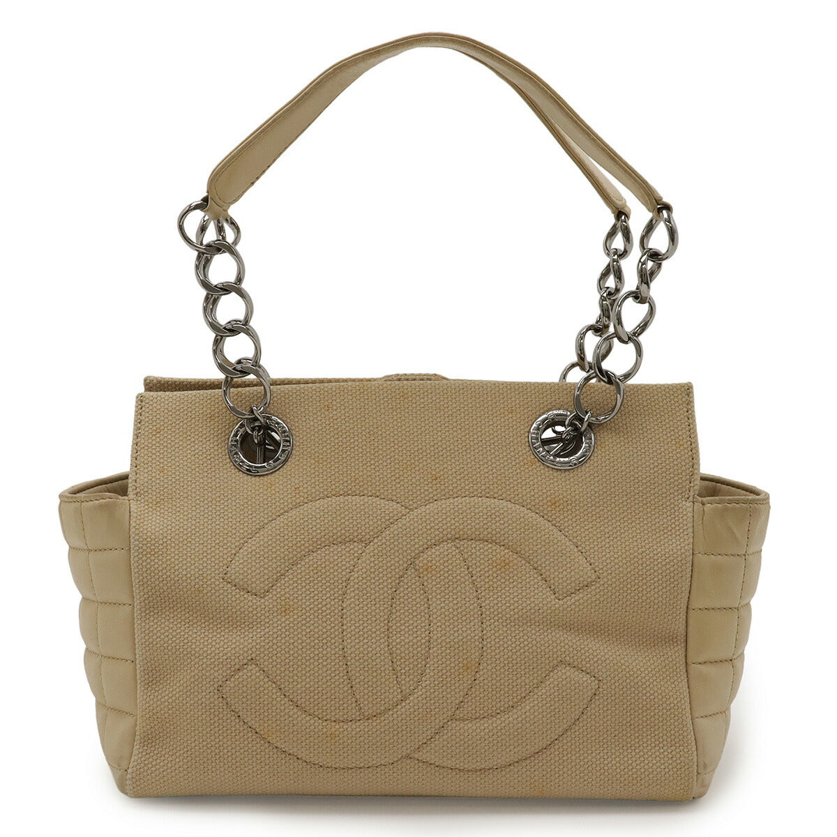 Chanel Canvas Leather Shoulder Bag