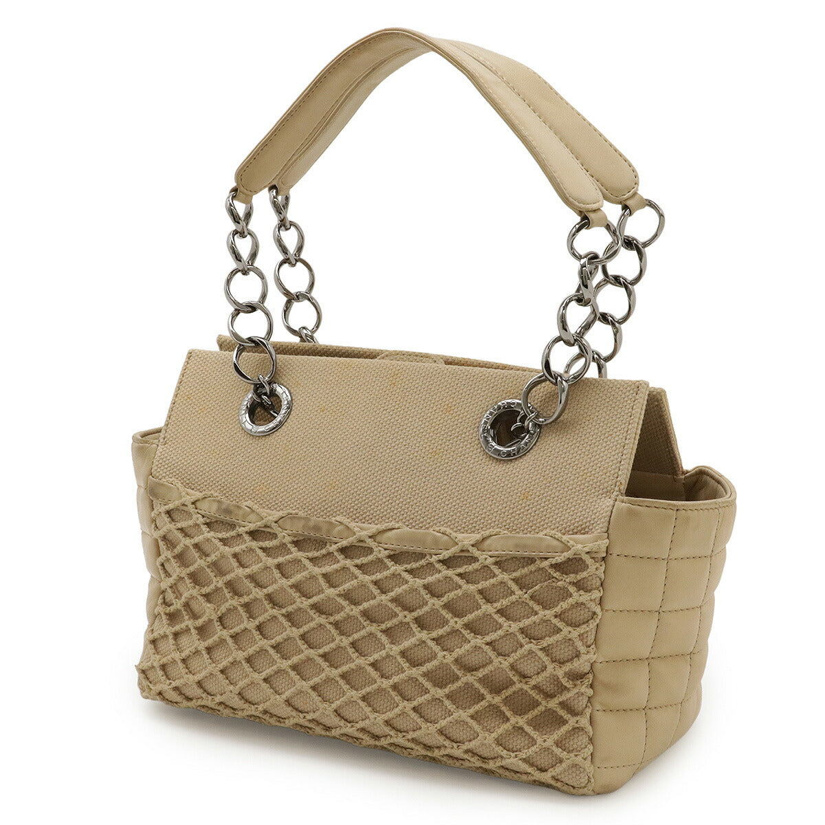 Chanel Canvas Leather Shoulder Bag