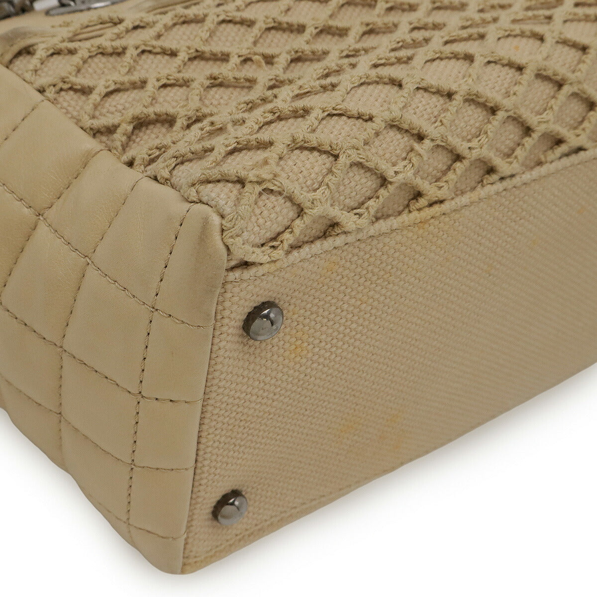 Chanel Canvas Leather Shoulder Bag