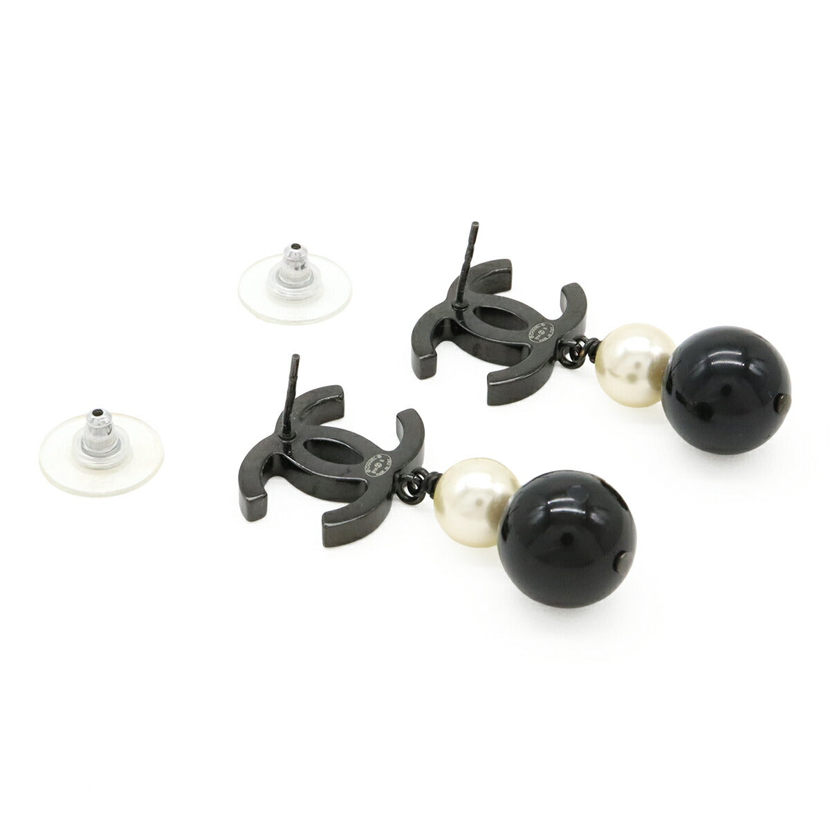 Chanel Coco Mark Pearl Earrings
