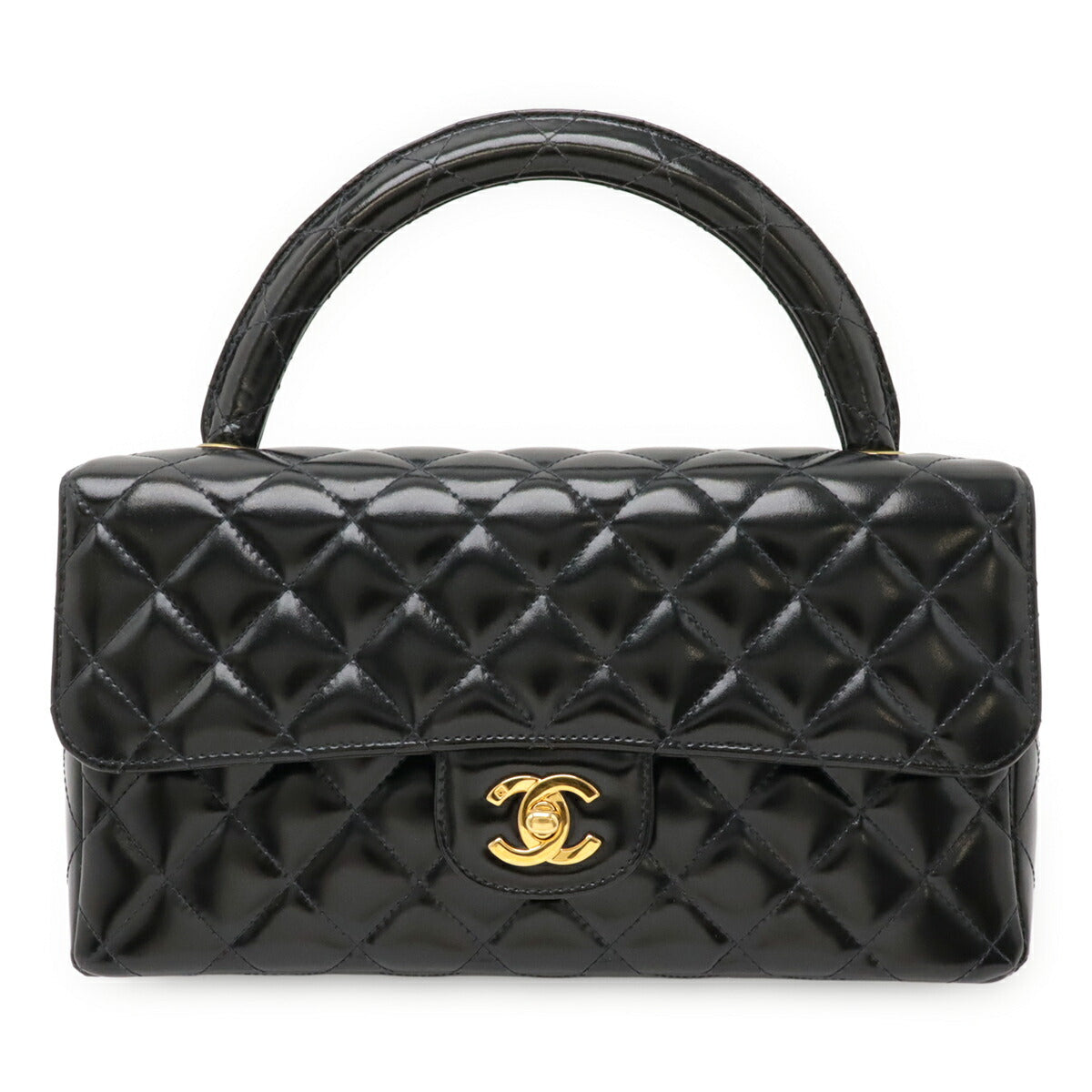 Chanel Matelasse Patent Leather Handbag