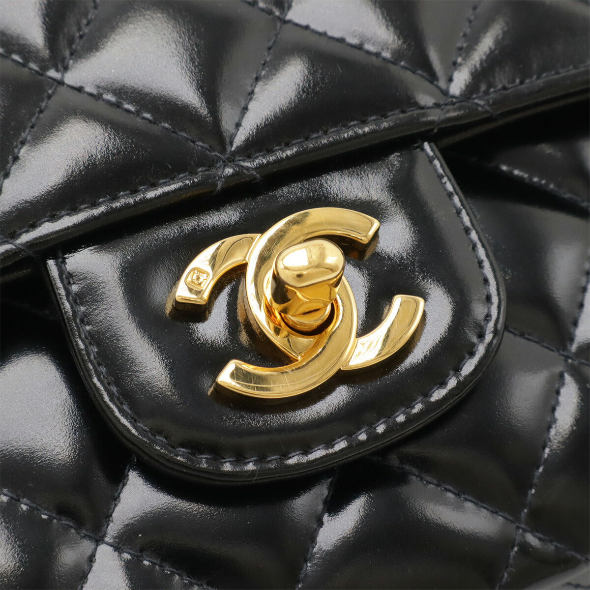 Chanel Matelasse Patent Leather Handbag