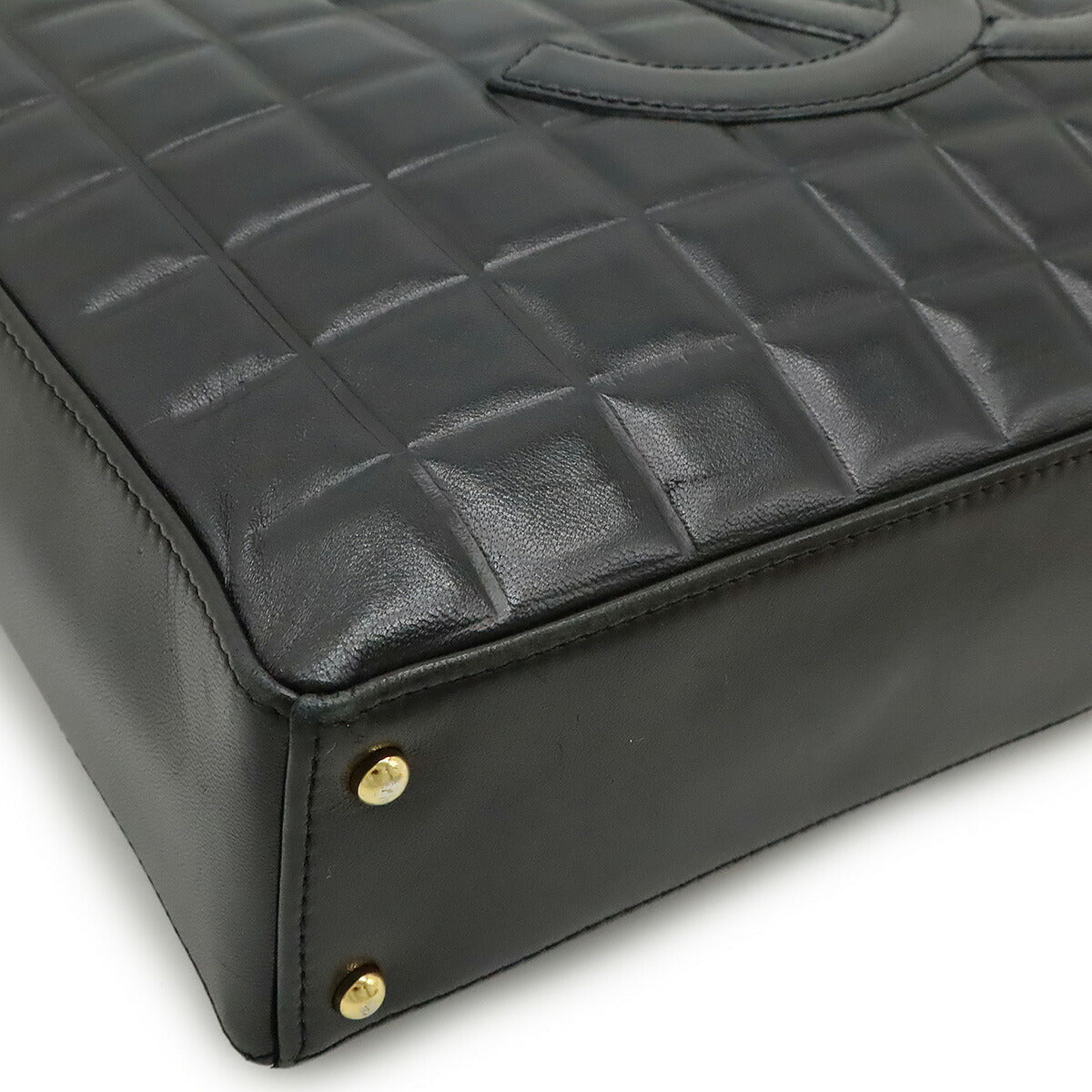 Chanel Choco Bar Leather 2way Bag