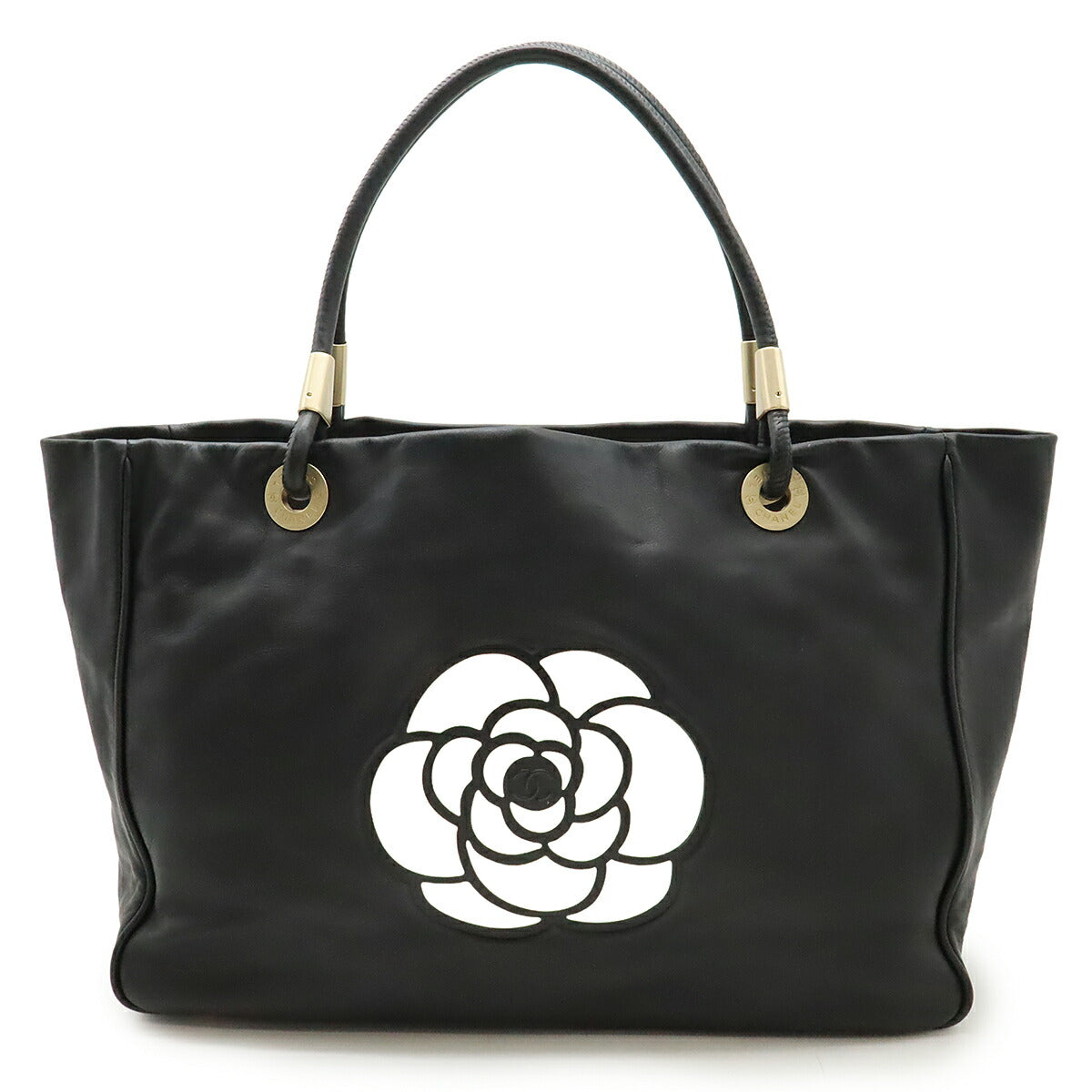Chanel Camellia Leather 2way Bag