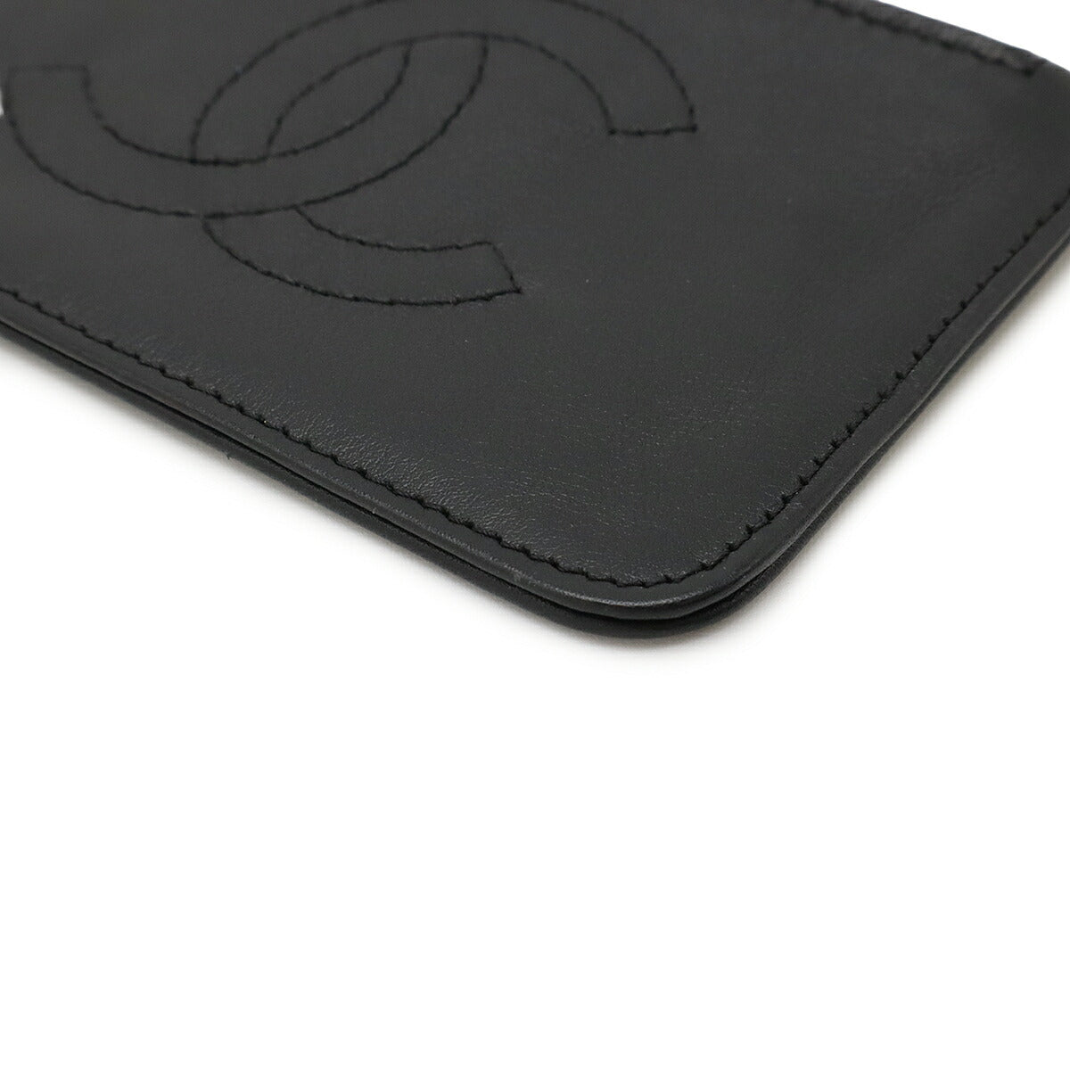 Chanel Coco Mark Leather Coin Purse