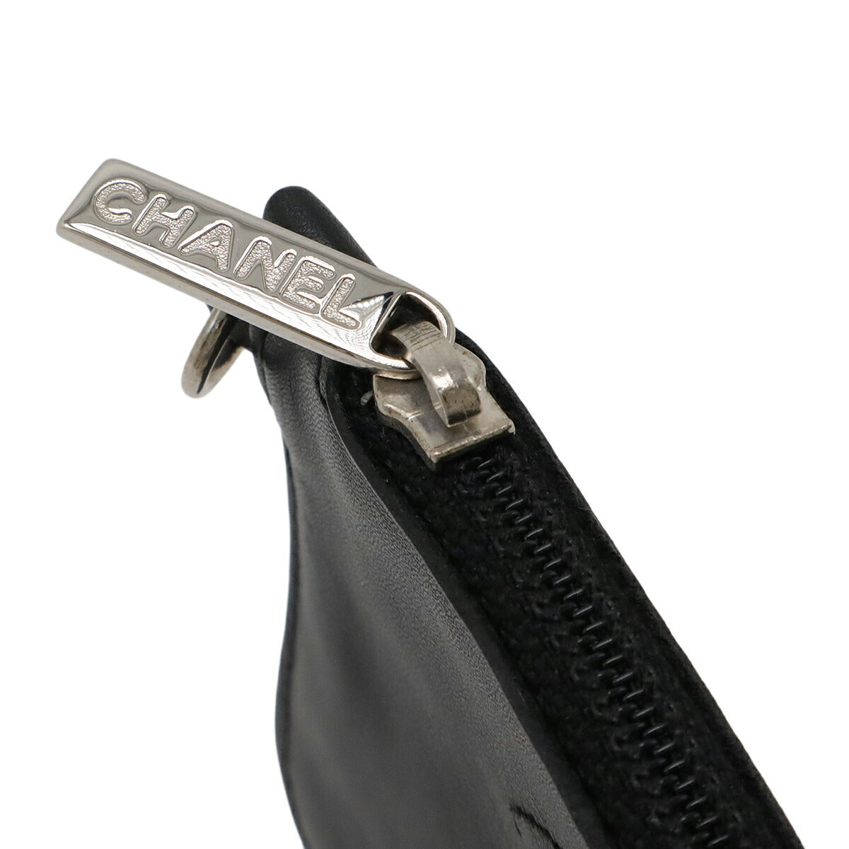 Chanel Coco Mark Leather Coin Purse