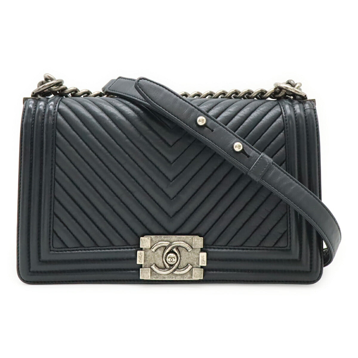Chanel Boy Chanel Calfskin Shoulder Bag
